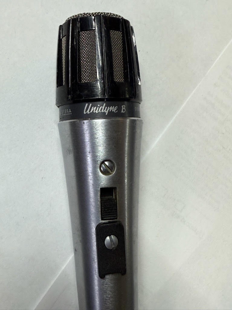 Vintage SHURE 515SA Unidyne B DYNAMIC Microphone