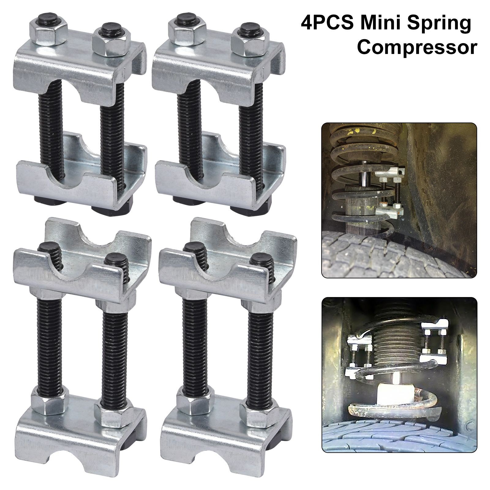 4pcs Set 2 Way Adjustable Lift Or Lower Spring Spacer Coil Spring Compressor New