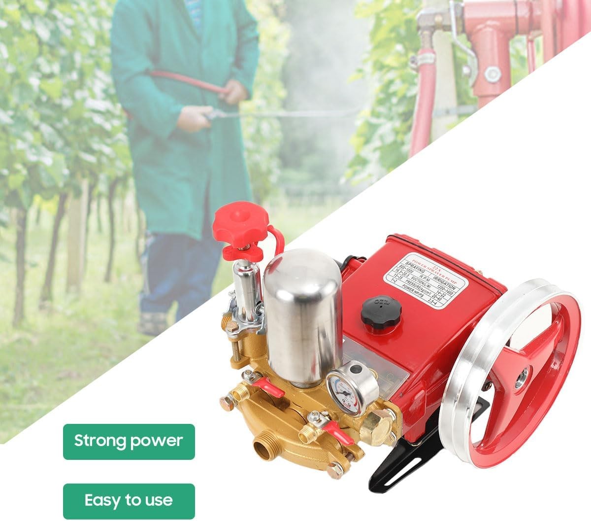 Agricultural Motor Sprayer Pump High Pressure Pump Stainless Plunger17-26 L/min