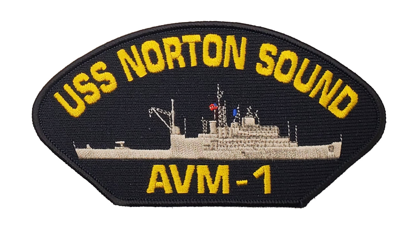 USS NORTON SOUND AVM-1 SHIP PATCH - GREAT COLOR - Veteran Owned Business