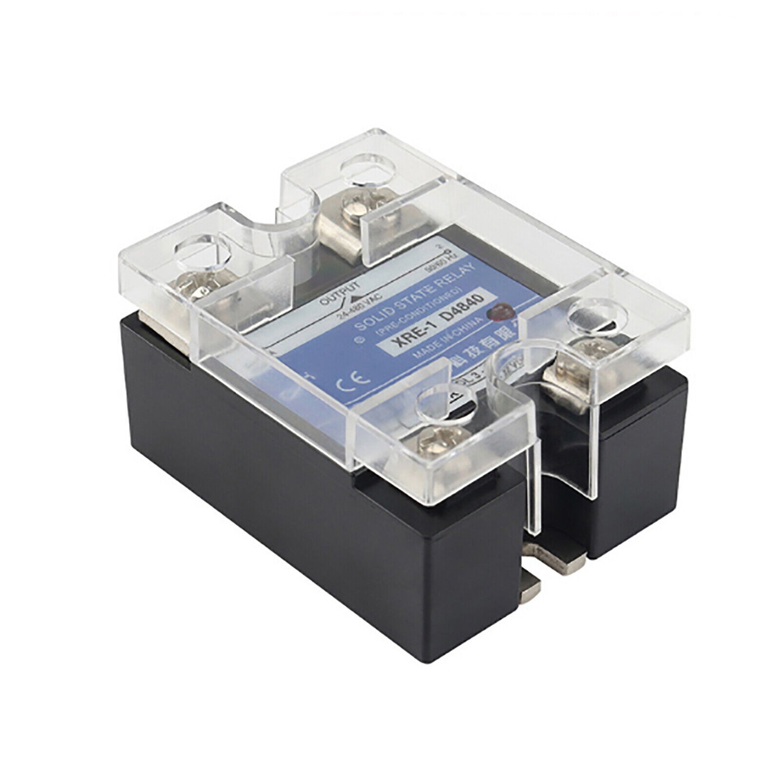 Relay Mute DC Control AC SSR Single Phase Solid State Relay For 3D Printer