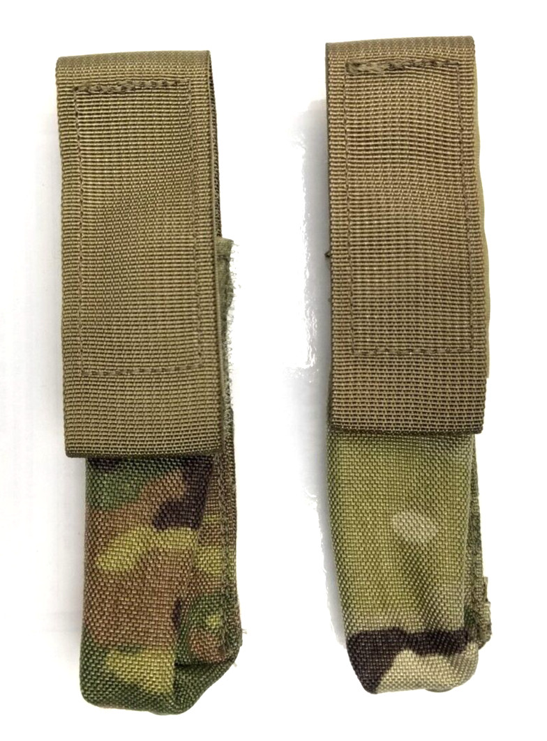 QTY (2) USGI Military 9MM Magazine Pouch (Single) OCP Multicam 8465-01-677-2135