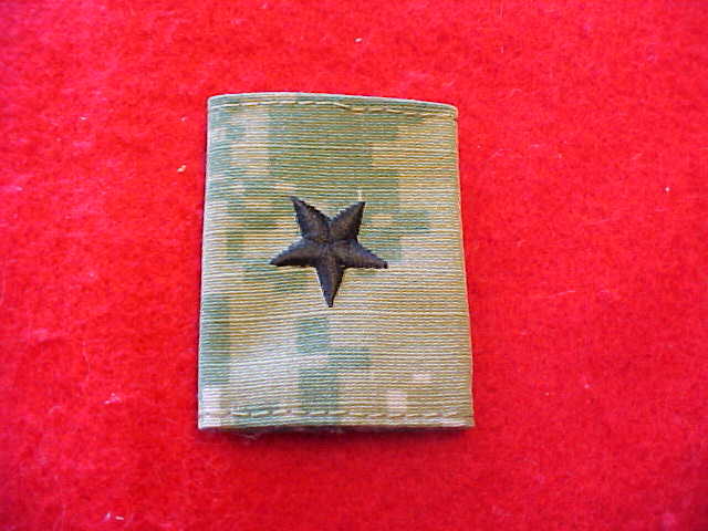 US Navy Type III Type 3 Green Digital  O-7 rank tab for blouse & parka