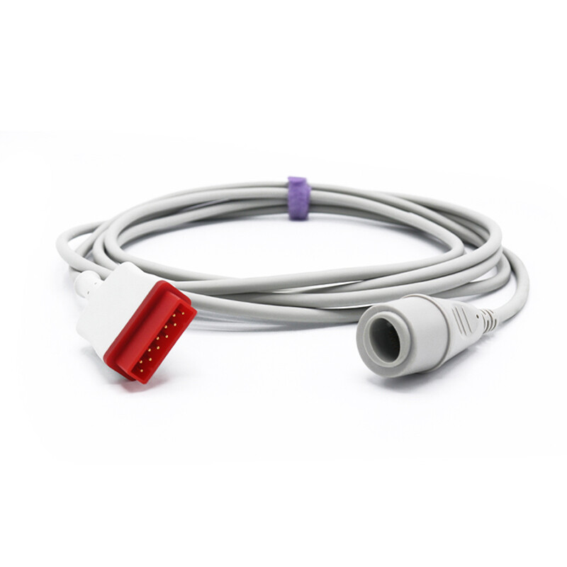 11pin to Edward IBP Pressure Transducer Trunk Cable Compatible with GE Marquette