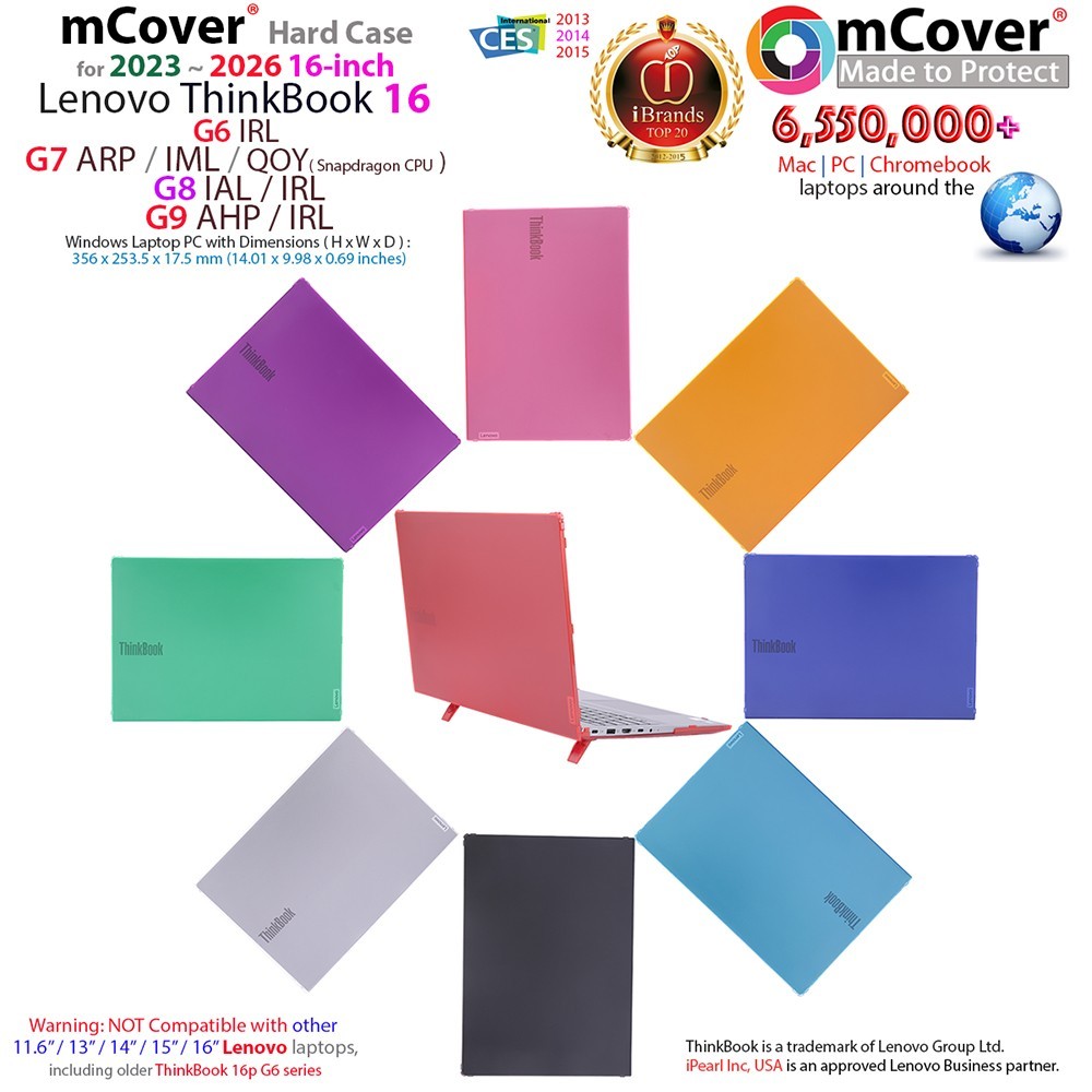 NEW mCover case for 2023~2026 16" Lenovo Thinkbook 16 G6 G7 G8 G9 Windows Laptop