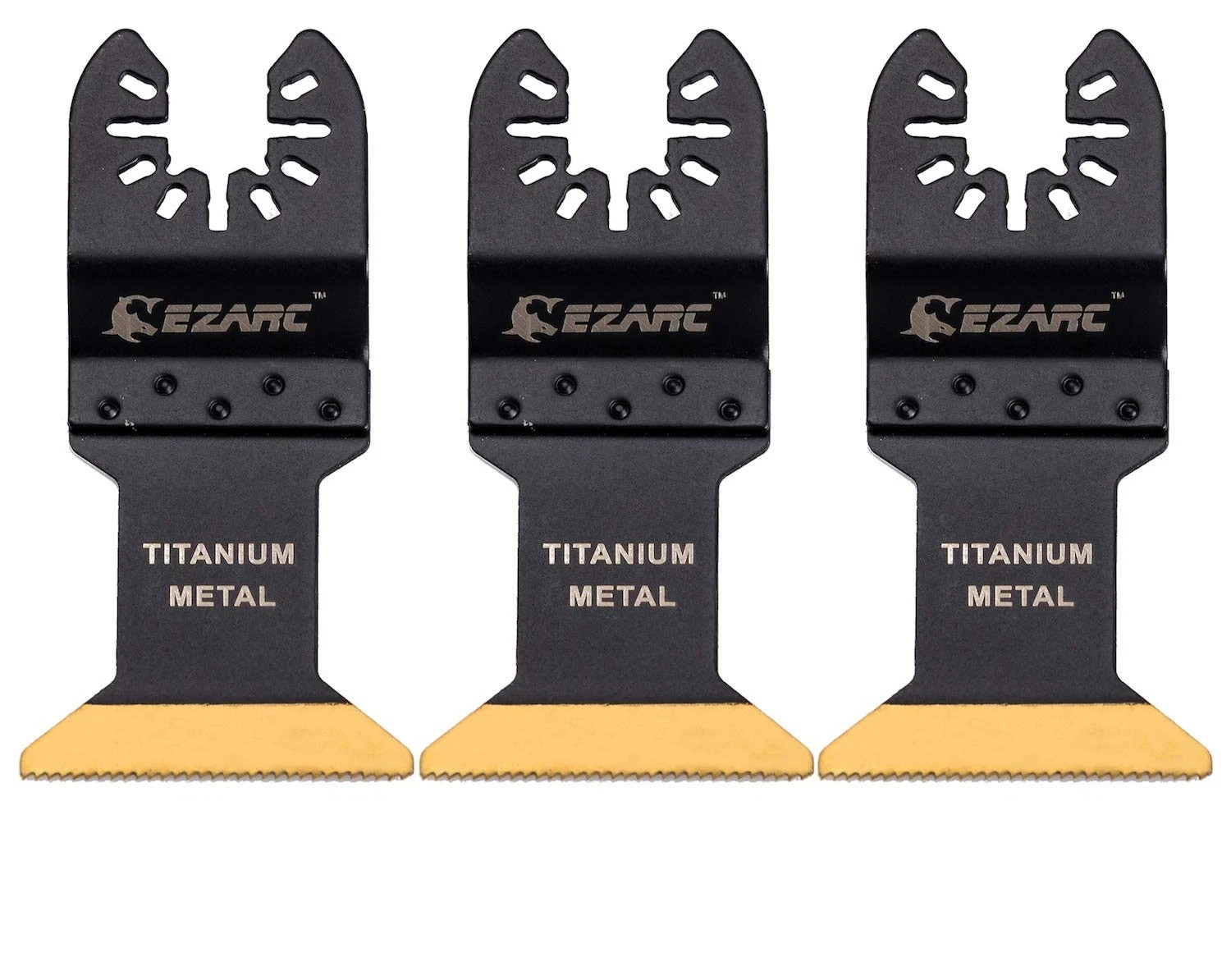 EZARC Titanium Oscillating Tool Blades, Multitool 3 PCS,
