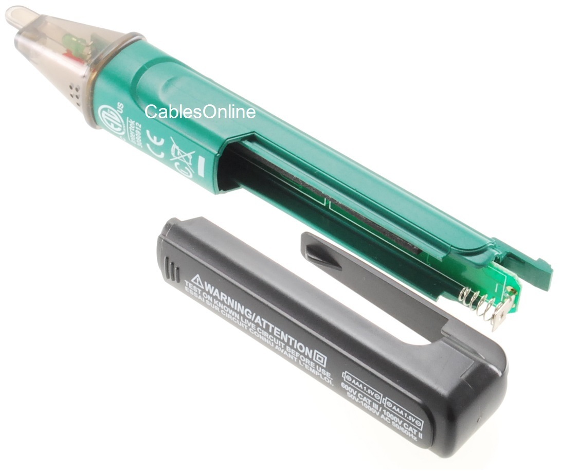 Non-Contact Voltage Detector, Light Indicator, 50V~1000V, Flashlight LED TS-AC03
