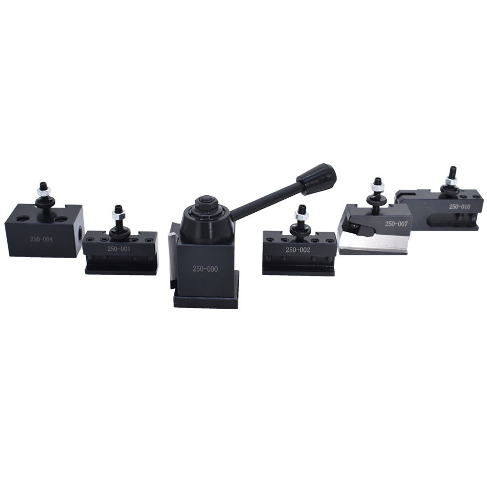 6 Pack OXA 250-000 Wedge Type Quick Change Tool Post Holder Swing Dia 8"