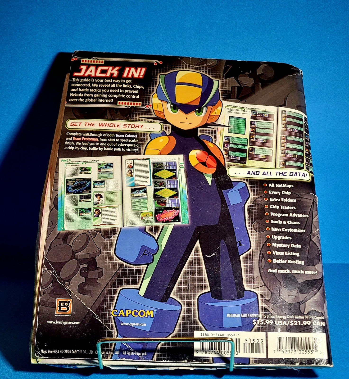 Brady Games Mega Man Battle Network 5 Colonel Protoman Strategy Guide HAS WEAR