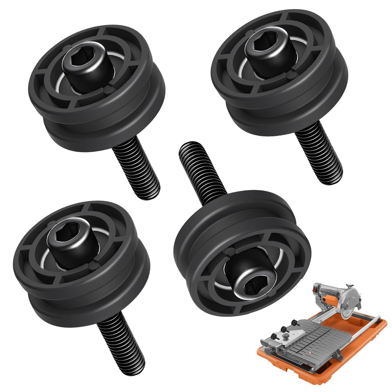 305784005 305784001 Tile Saw Roller Assembly Compatible with Ridgid DT180EVO,...