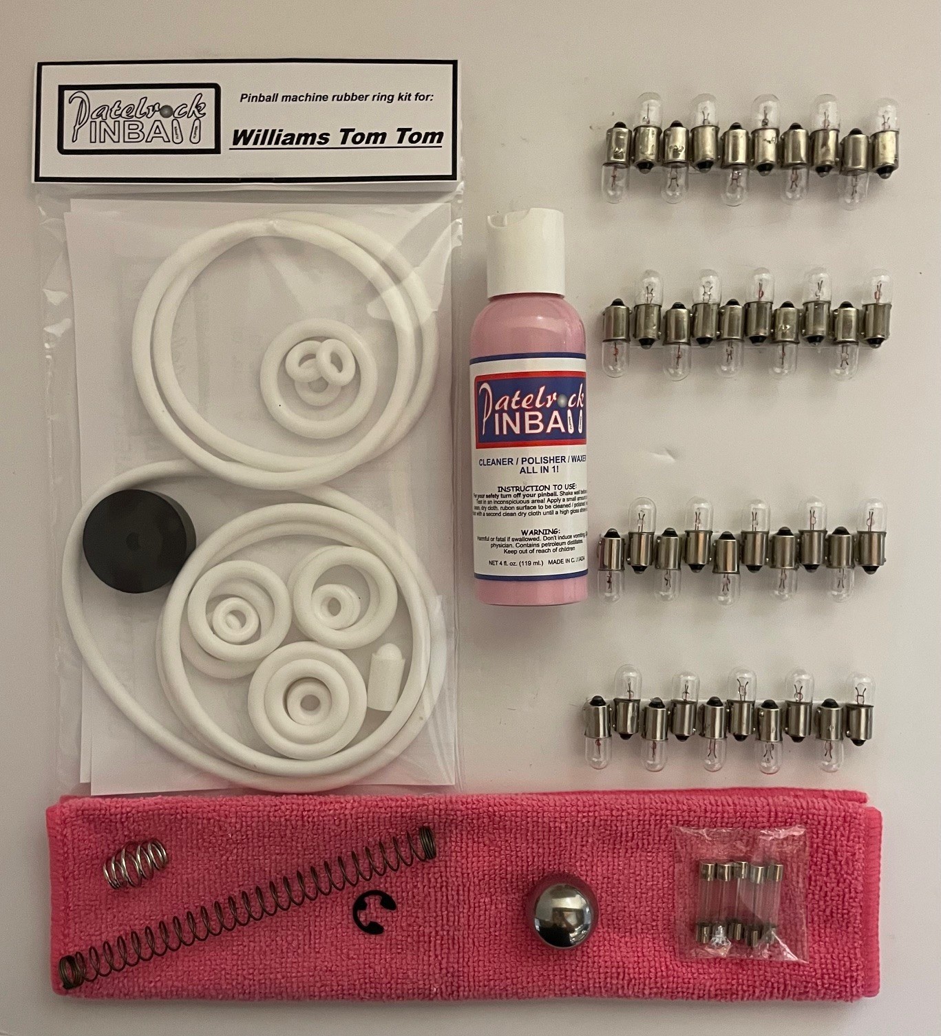 1963 Williams Tom Tom Pinball Machine Maintenance Tune Up Kit