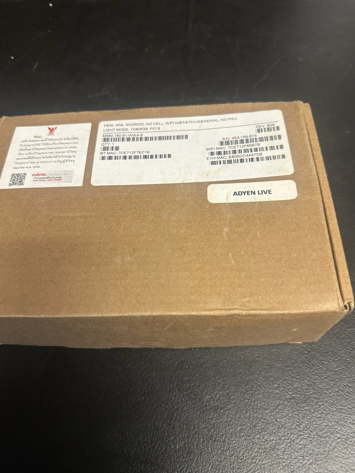 New Verifone P630 Credit Card Reader New