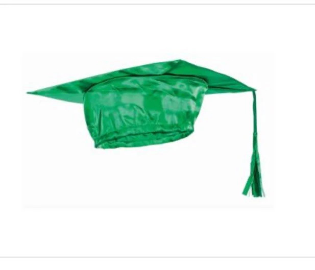 Rubies 308854 Graduation Adult Cap Green  One Size