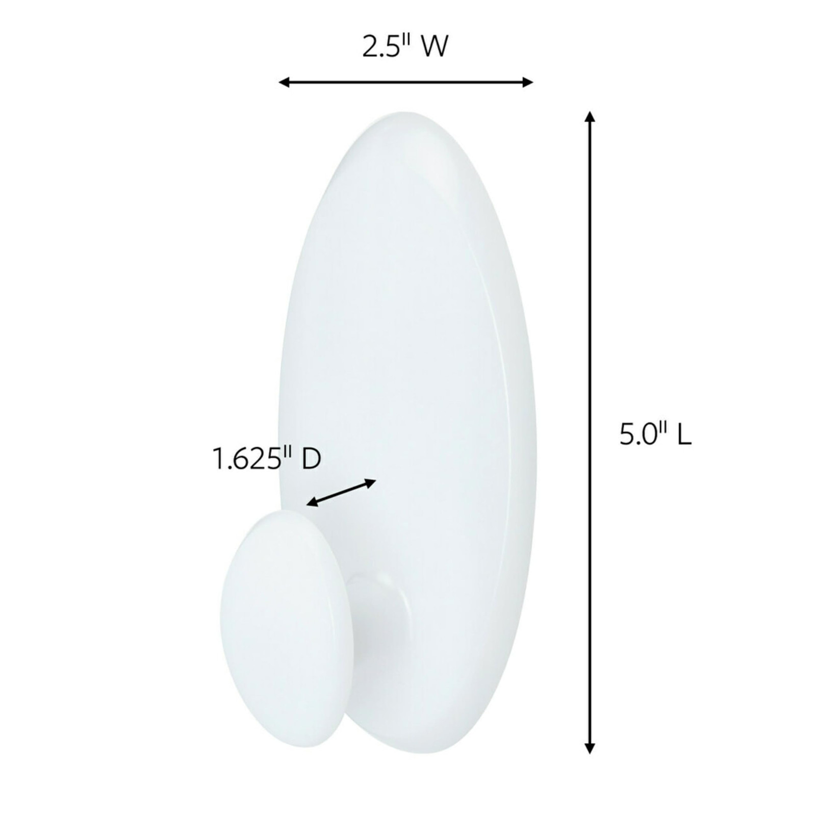 Command Clothes Hanger Storage Hook Holds 75 lbs Damage Free Wall Mount