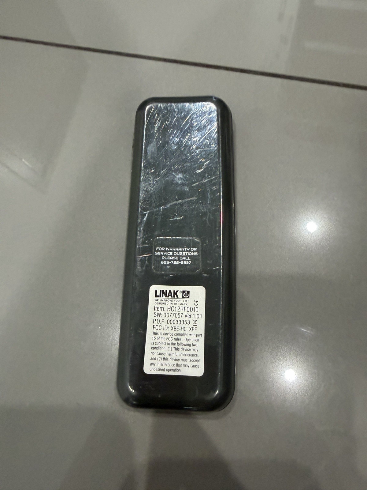 LINAK HC12RF0010 Remote Used for Beautyrest Renew Powerbase