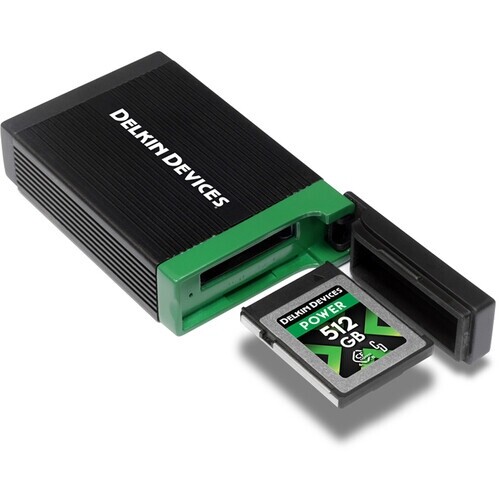 New Delkin Devices USB4 CFexpress Type B Memory Card Reader, USA Dealer #47960