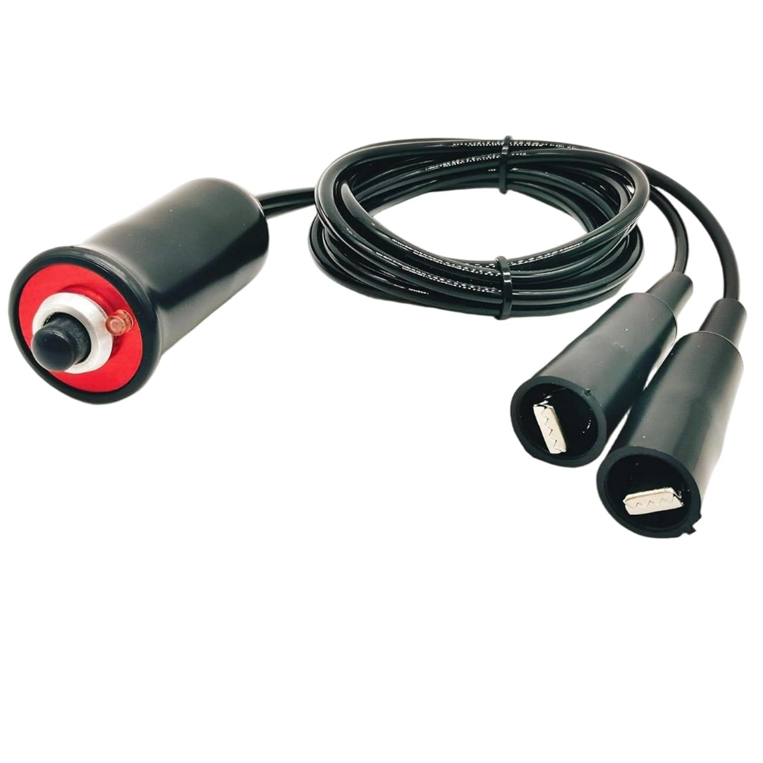 Duty Remote Starter Switch 12V Push Button with 5ft Wire and Alligator Clips