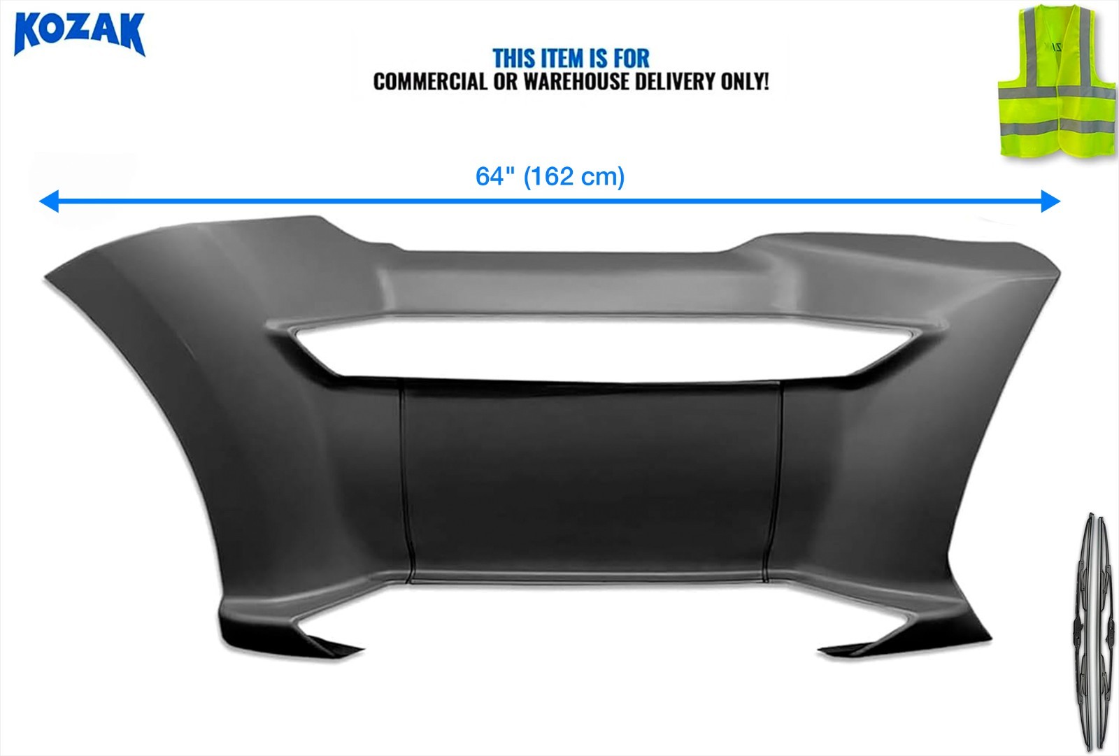 Front Step Fairing Panel 64" Left Driver Compatible with Kenworth T680 2013-2021