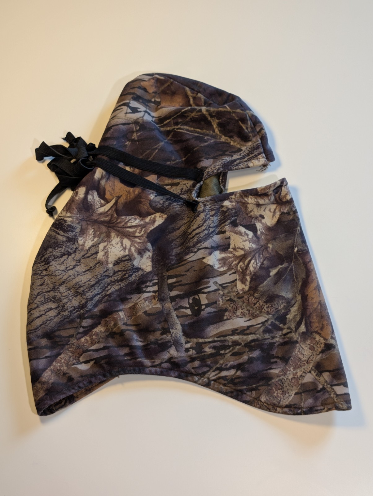 VTG Mossy Oak Hunting Camo Balaclava Hood Head Covering Hunting Mask Fleece