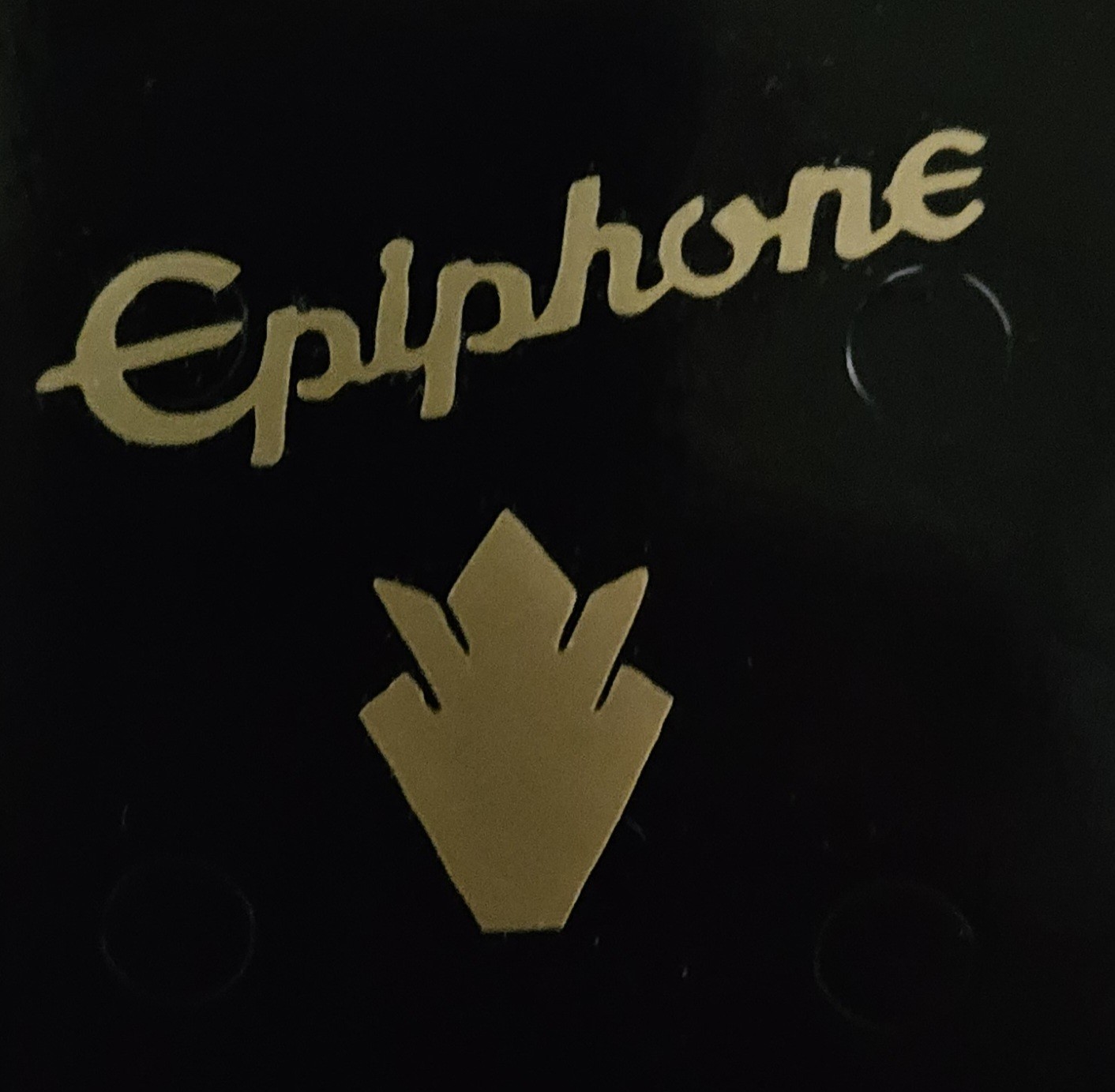Epiphone  and Crown  Logo Gold Die-Cut Vinyl Decals