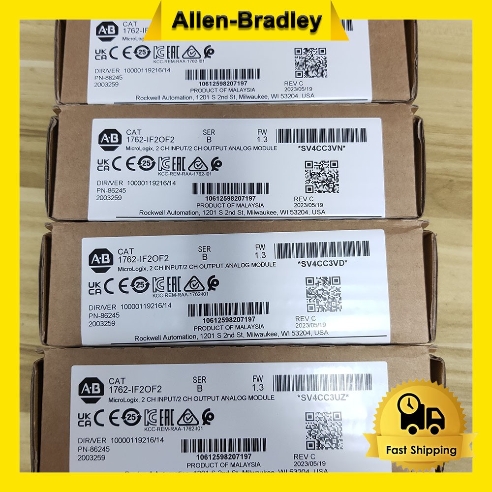AB 1762-IF2OF2 MicroLogix 1200 I/O Module New Sealed