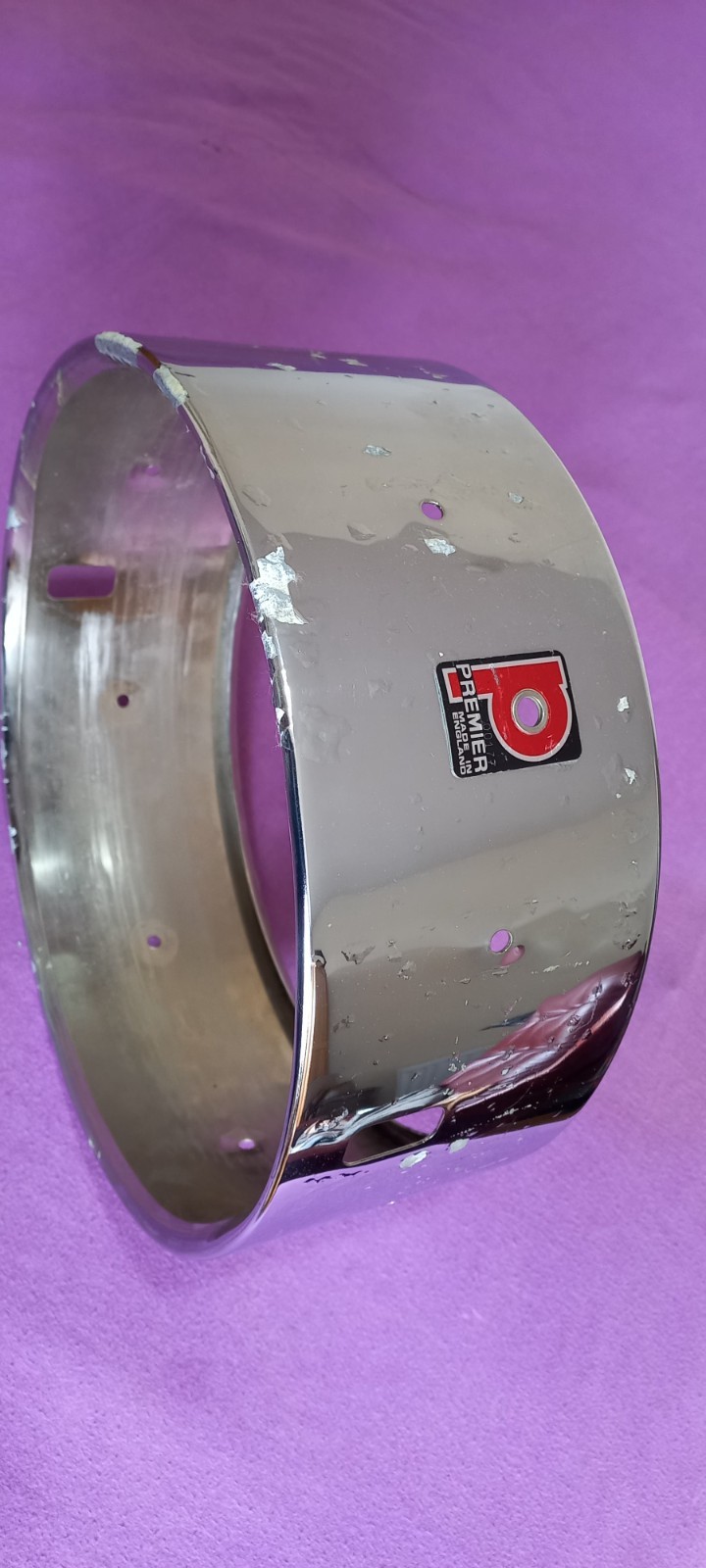 Vintage Premier 14x5 2000 COA shell w/badge UK MADE used FOR REFURB as shown