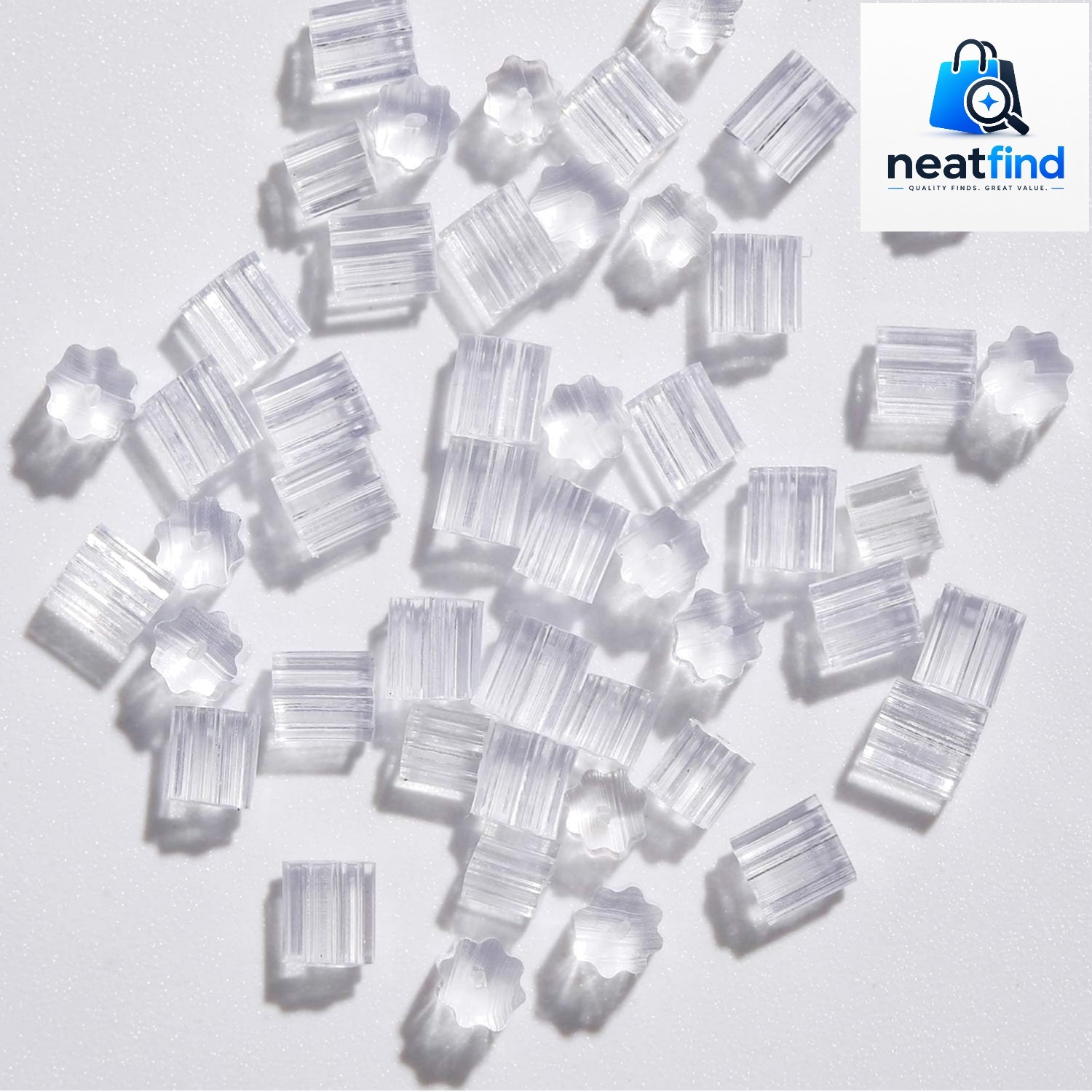 Silicone Earring Backs, 200PCS Soft Clear Earring Backing Replacement Stopper...
