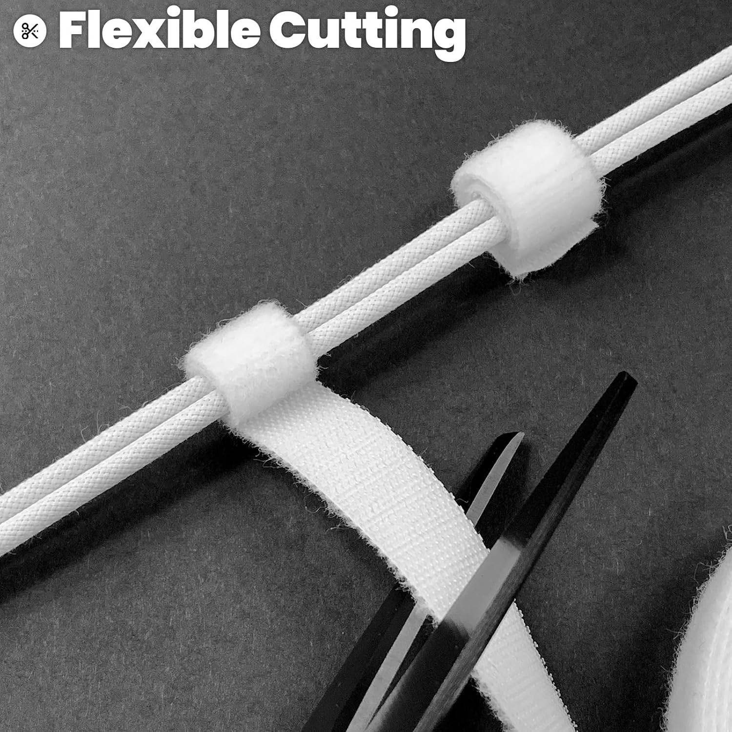 Double-Sided Hook and Loop Straps, 2 Inch X 8 Feet | Hook & Loop Strip