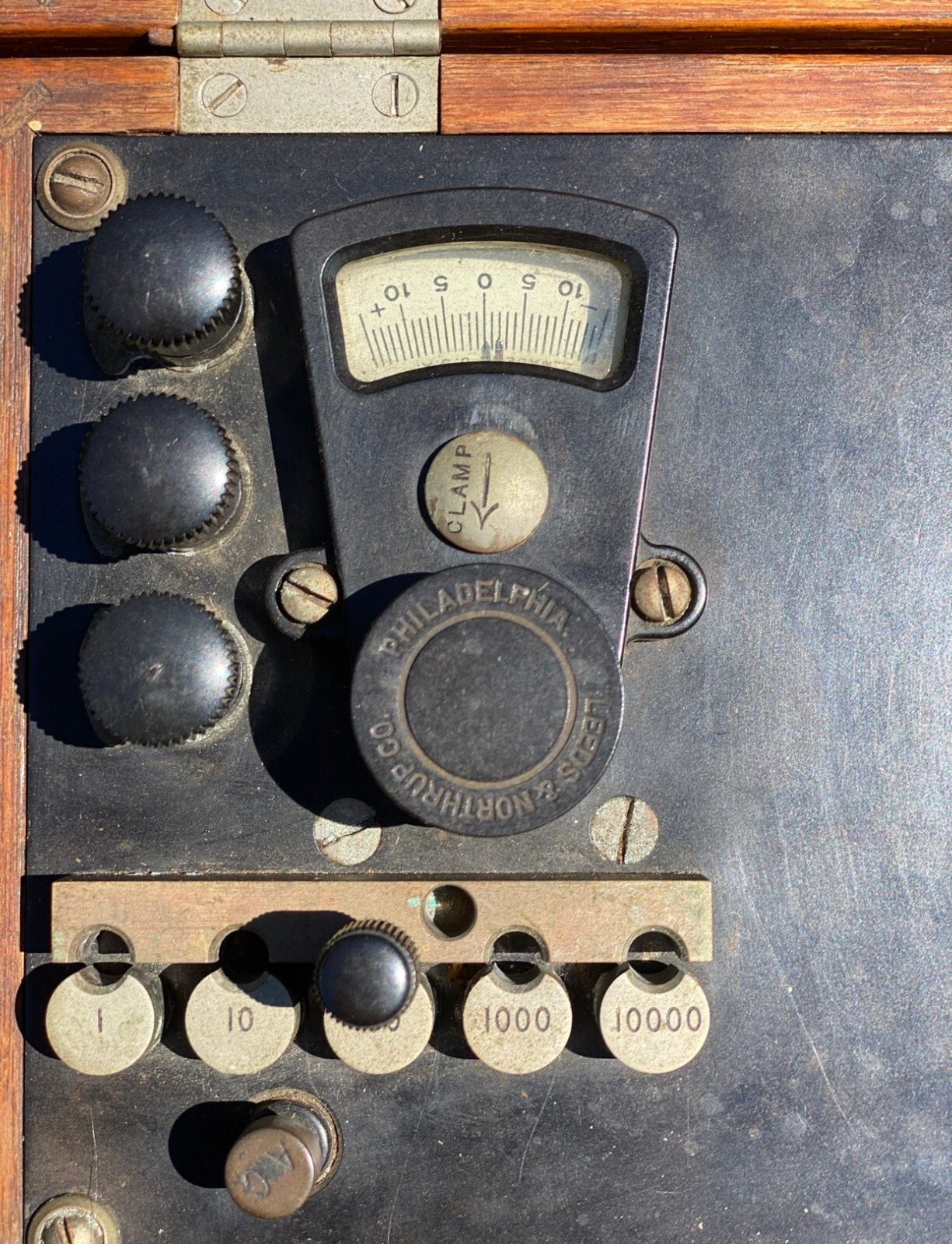 Vintage Leeds & Northup Galvanometer Electrical Current Measuring Instrument