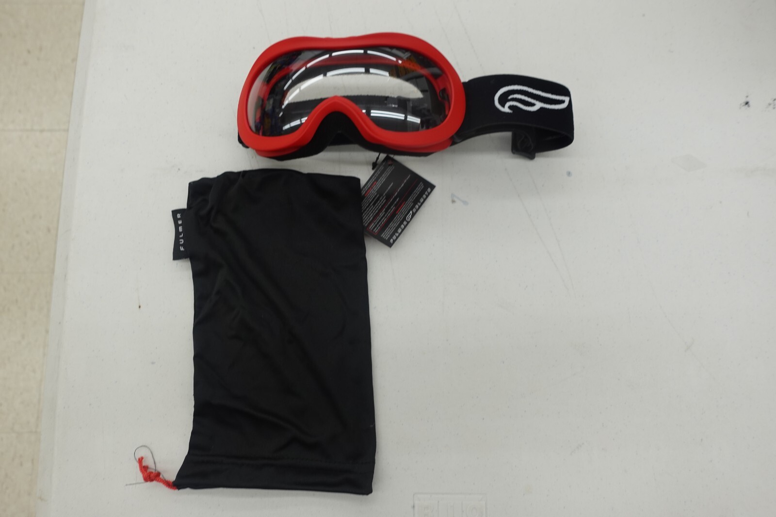 Fulmer youth goggles red