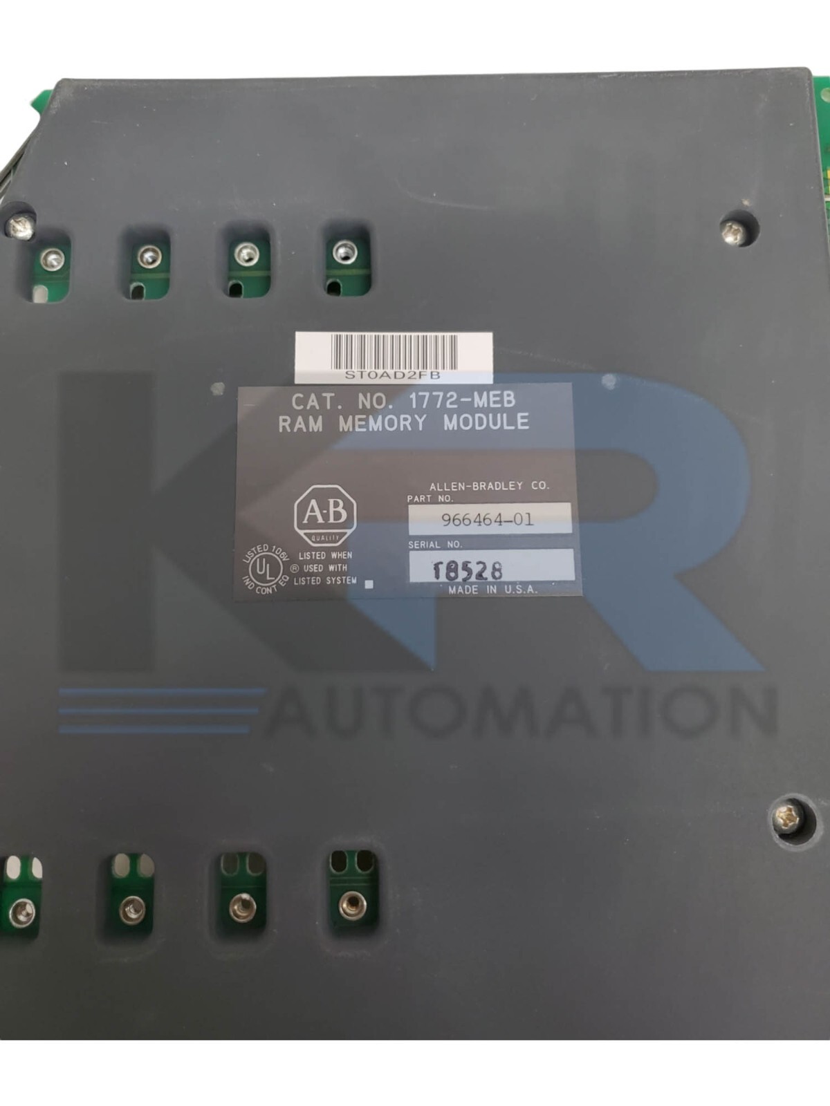 NEW Allen Bradley 1772-MEB /A RAM Memory Module W/ Battery Backup