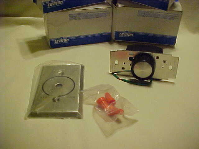 Leviton 6616 Single Pole Fan Speed Control   BLACK