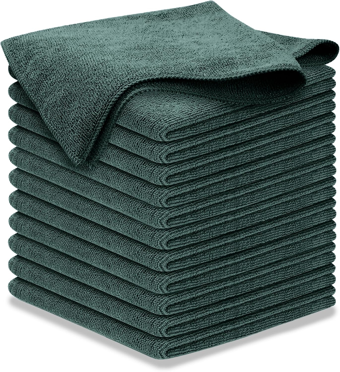 Premium 300GSM Microfiber Cleaning Cloth - 12.5"X12.5" High Performance - 1200 W