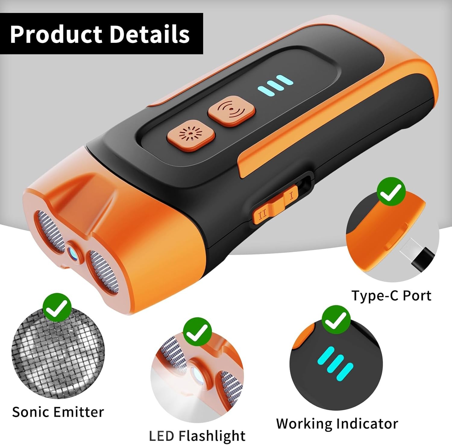 Handheld Ultrasonic Dog Trainer: Compact Solution for Pet Training