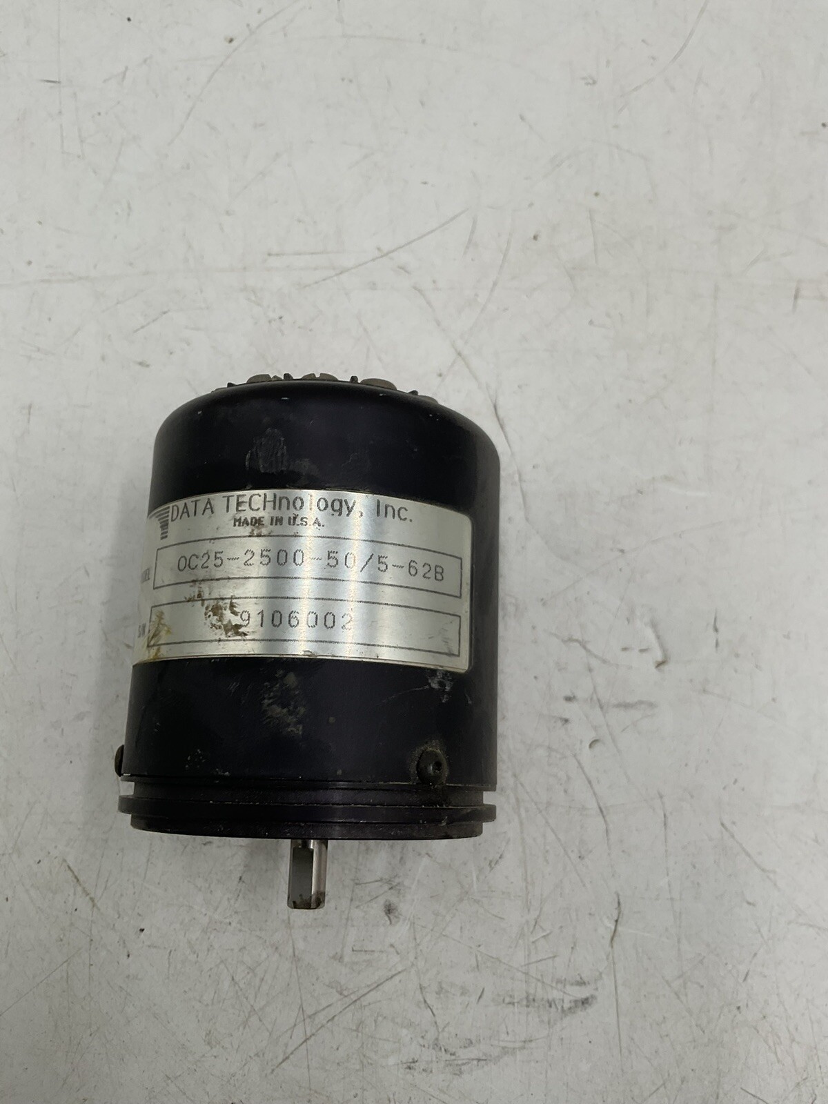 DATA TECHNOLOGY 0C25-2500-50/5-62B OPTECON ENCODER