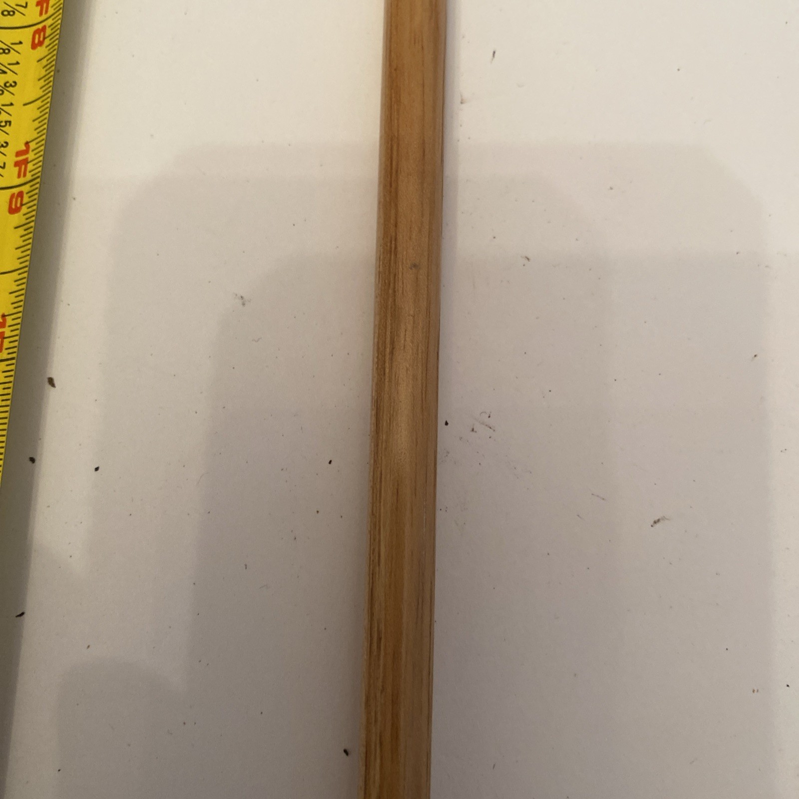 Hickory Ramrod 36 3/4" (L) X 3/8” (D). For Dixie: Kentuckian Muzzleloader.