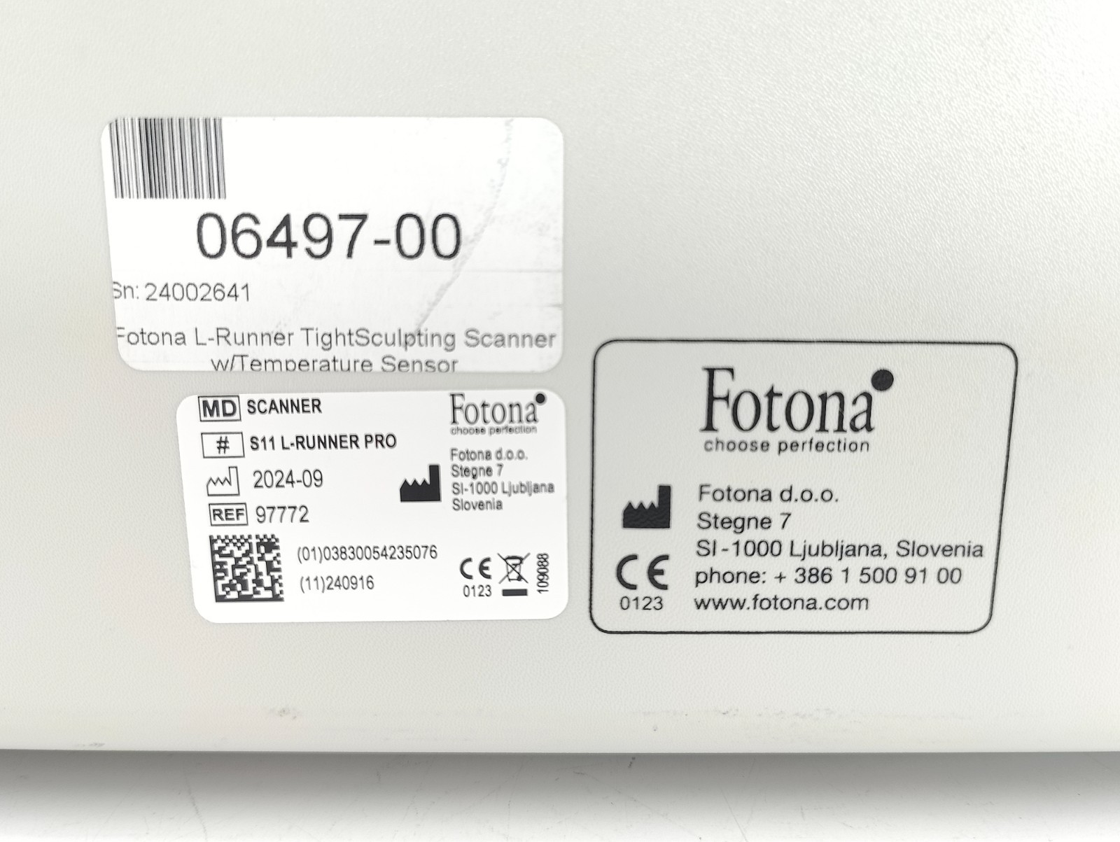 2024 Fotona S-11 L-RUNNER PRO SCANNER KIT