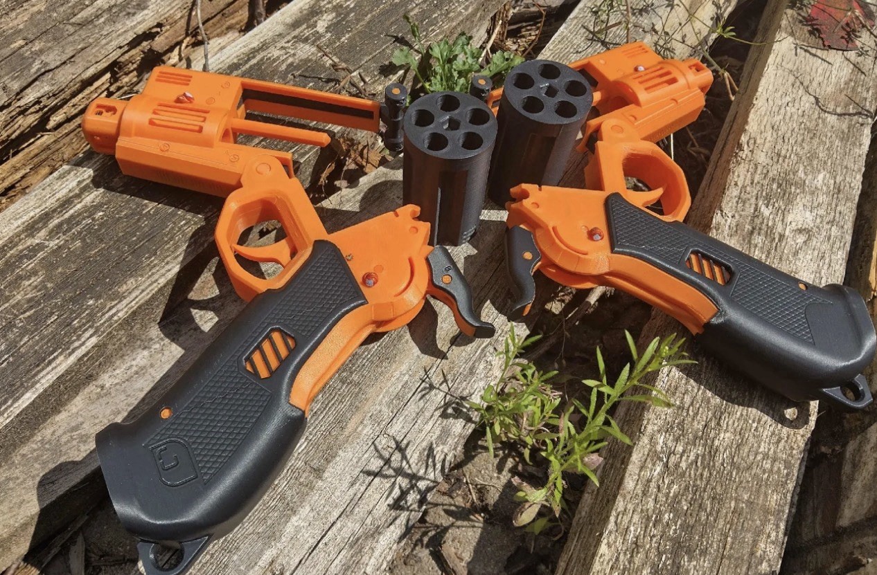 Leedle Dynamics Hammerhead Foam Dart Nerf Blaster | FULLY ASSEMBLED (read desc.)