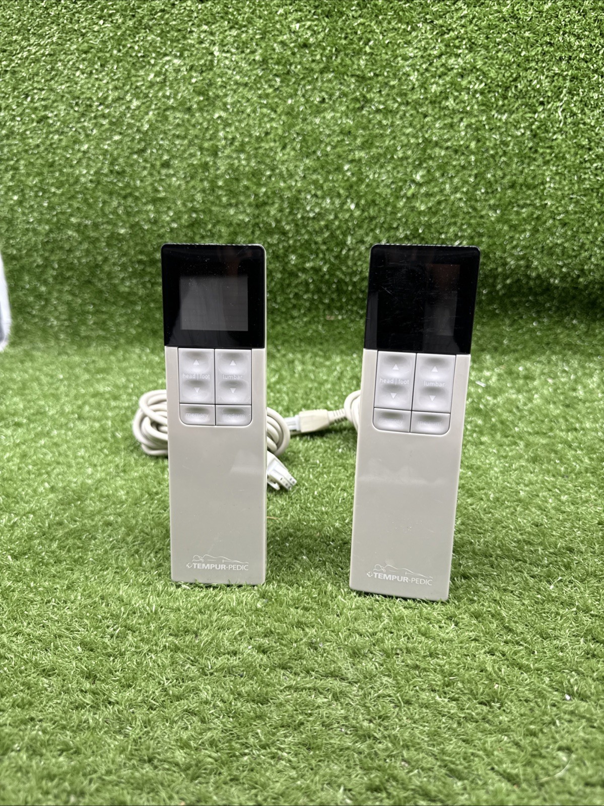 Set 2 Genuine Tempur-Pedic TEMPUR-Choice Mattress Wired Remote Control  S2
