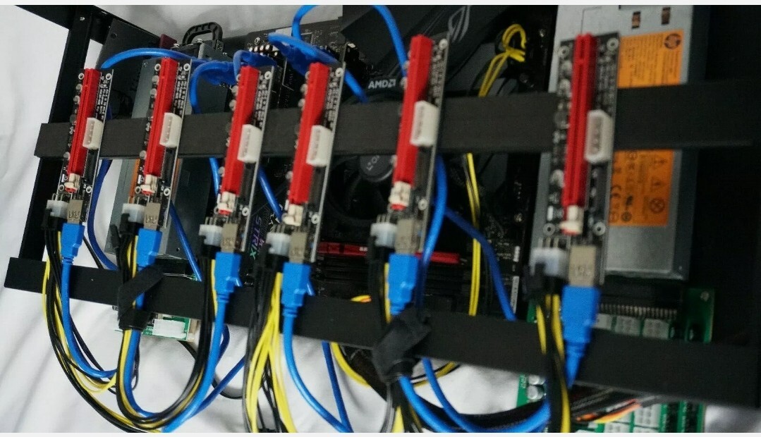 6 GPU Ethereum Open Air Mining Rig Kit – NO GPUs