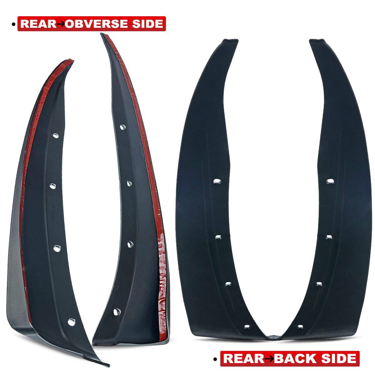 4Pcs Splash Guards Mud Flaps for Chevrolet Corvette C6 2005-2013 Front & Rear