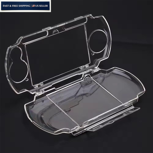 Transparent Hard Shell Case Cover Compatible with PSP 2000/3000, Clear