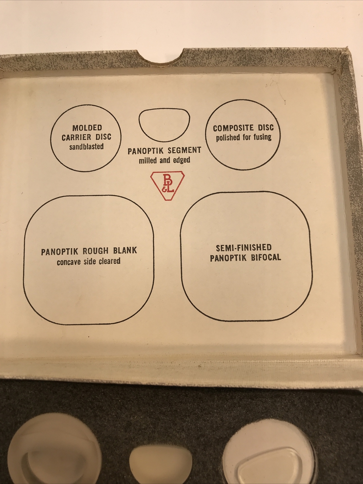 Bausch and Lomb Panoptik Segment milled and edged vintage construction set