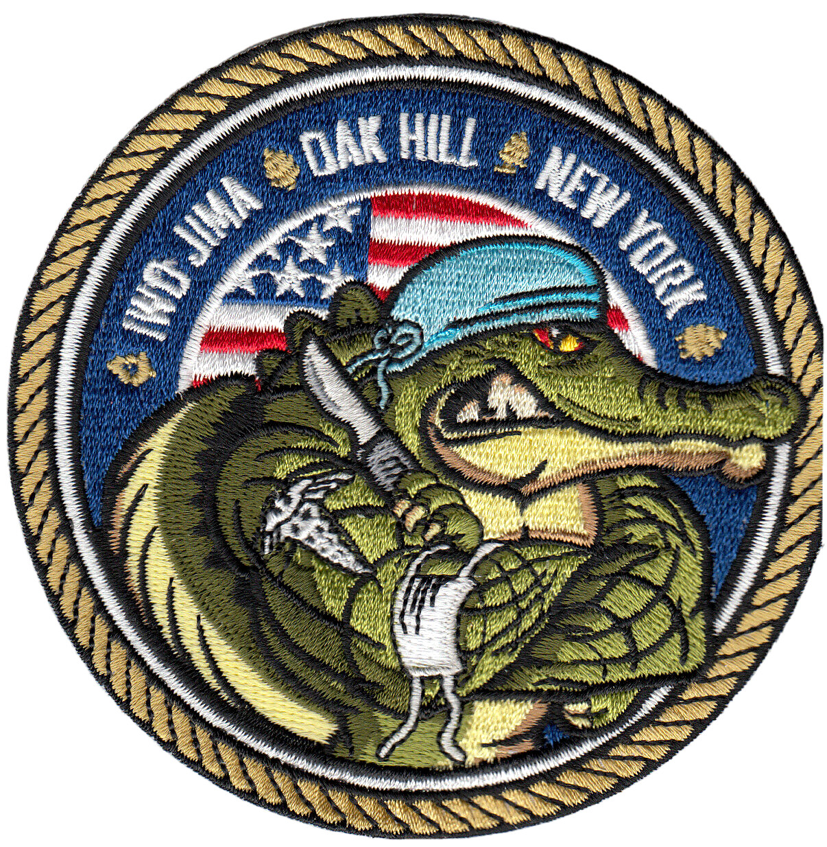 HT-8 EIGHTballers -  IWO JIMA - OAK HILL - NEW YORK PATCH
