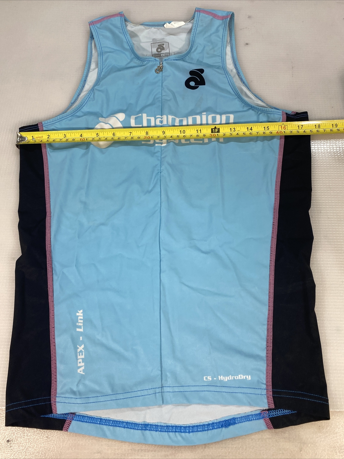 Champion System womens link tri triathlon long top Large L (8284-33)
