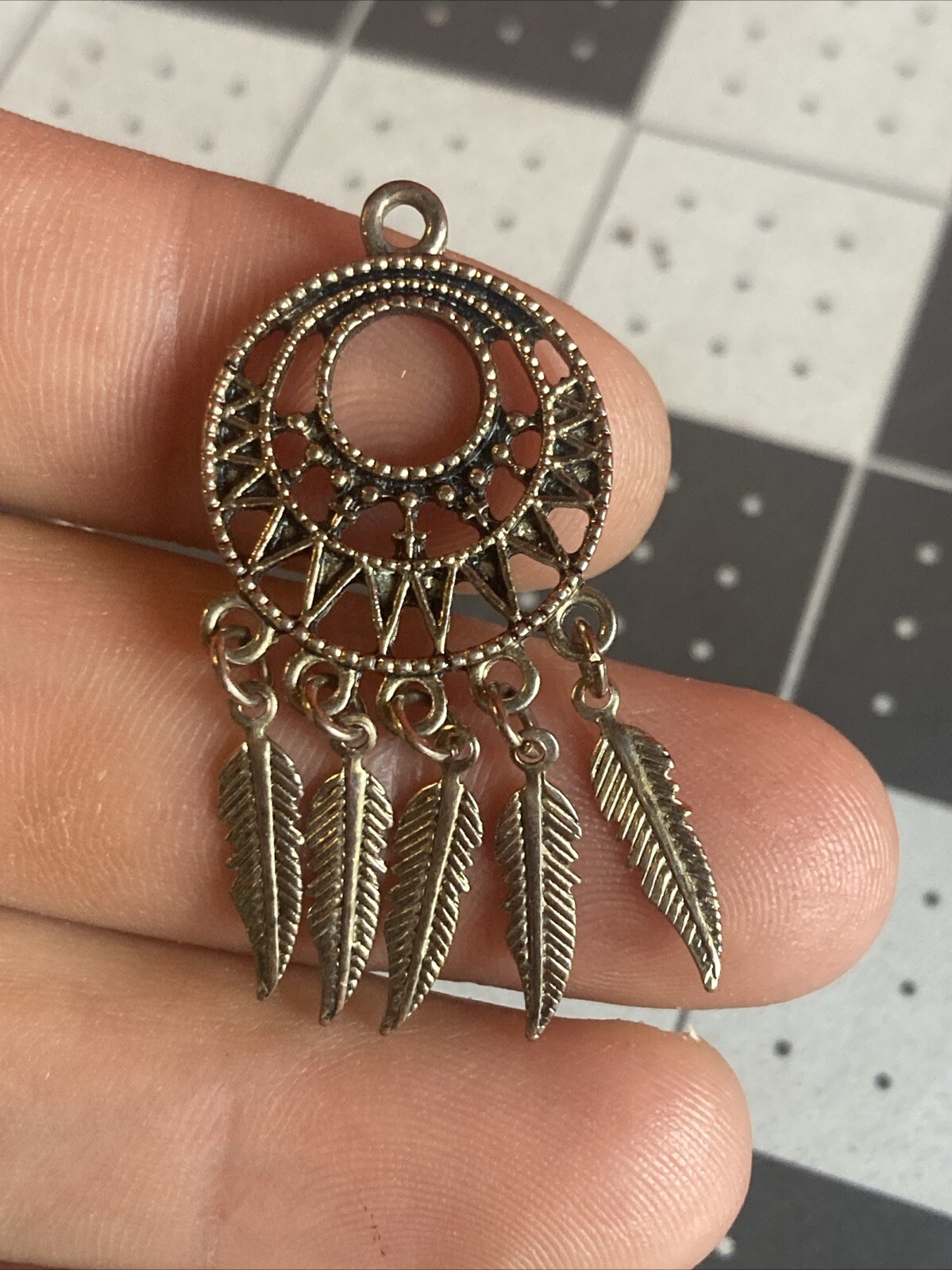 Vintage Dream Catcher Pendant Rare Item!