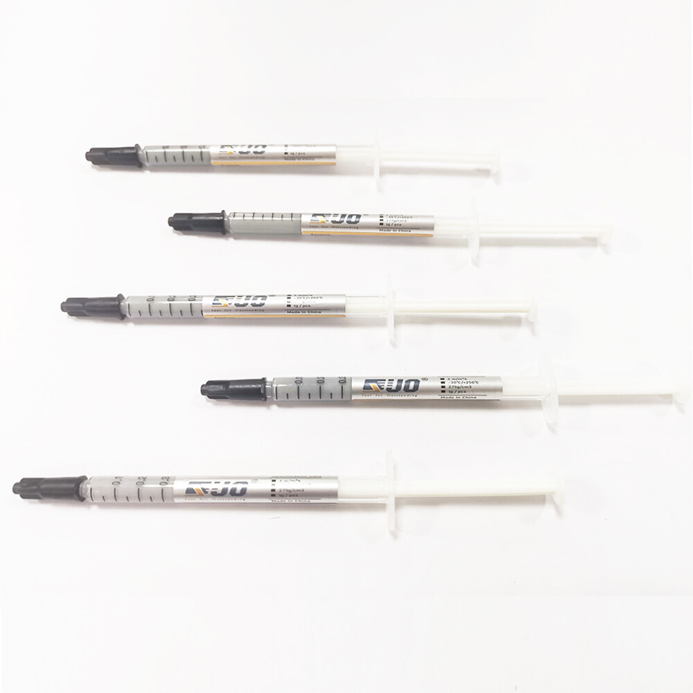 5pcs 1GRAM Thermal Paste CPU GPU Heatsink Silicon Grease Compound HY882-TU10A