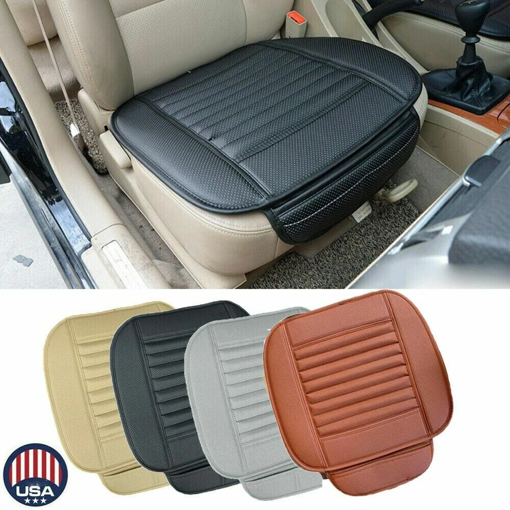 Universal Car Front Seat Cover Breathable Leather Pad Cushion Surround Protector