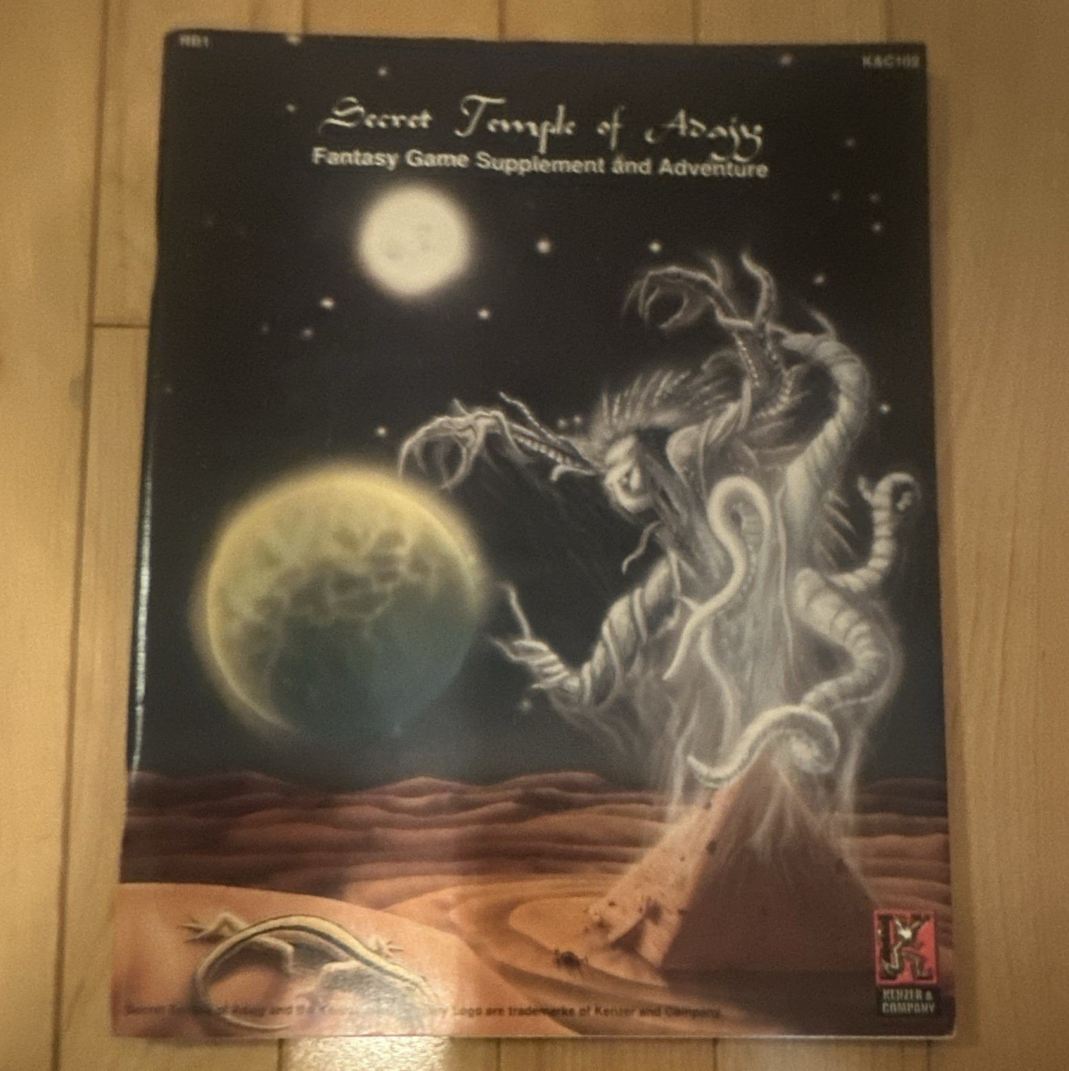 Kenzer and Company Secret Temple of Azak RPG Supplement/Adventure 1991 K&C102