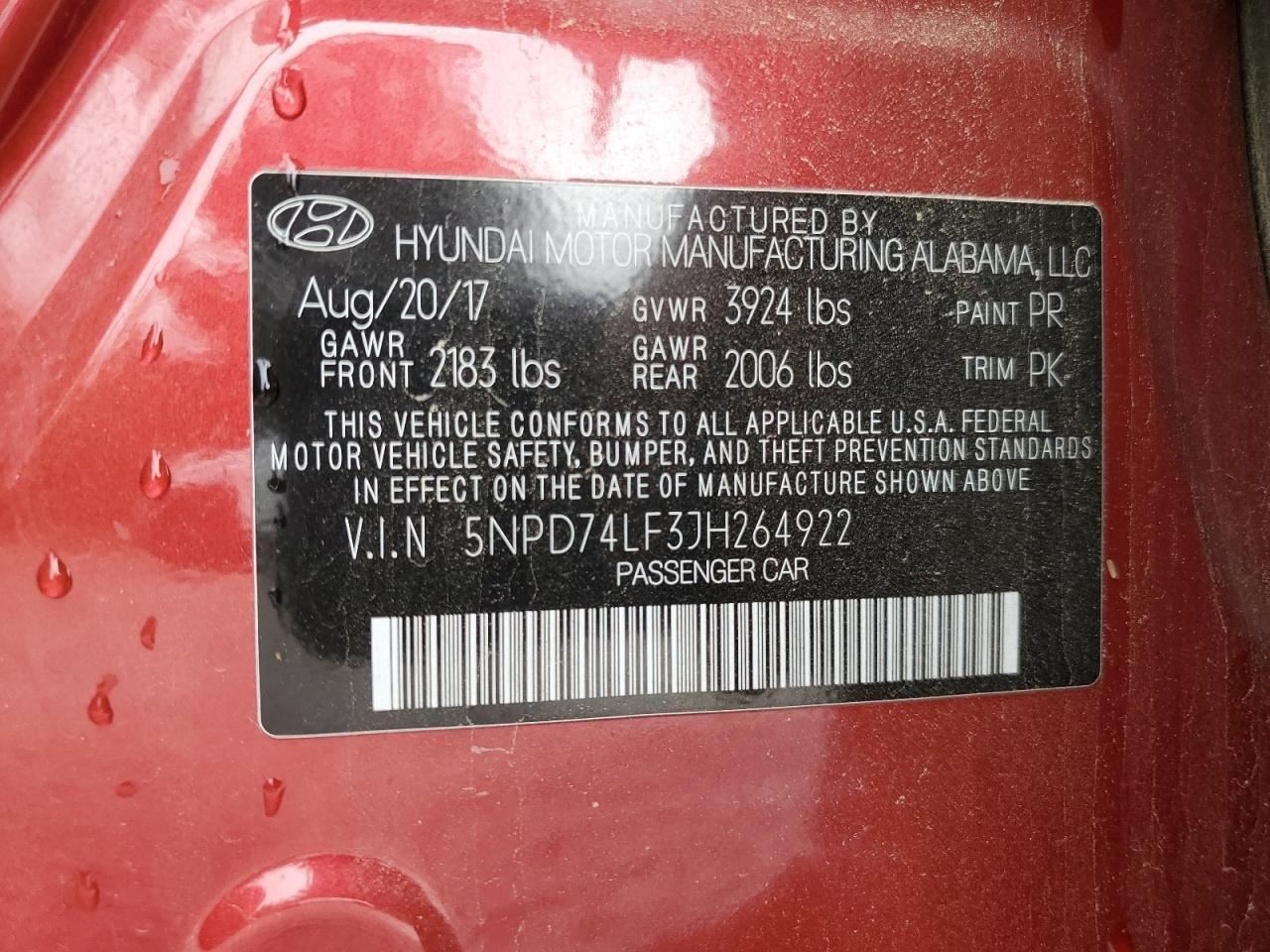 Fuse Box Engine Compartment US Market Fits 18 ELANTRA 4694685